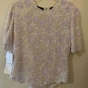 COPY - Vintage Evening Beaded Blouse.